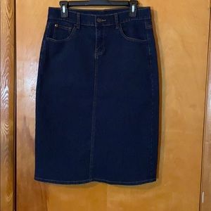 Be-Girl denim midi skirt! M